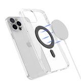 2-Pack Set Magnet Stickers Wireless Charging Magnetic Stickers for iPhone 12/13/14 Series Black