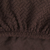Wing Chair Slipcover Stretch Fit Armchair Protector Cover Coffee