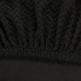 Wing Chair Slipcover Stretch Fit Armchair Protector Cover Black