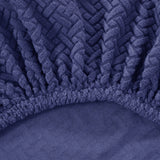 Wing Chair Slipcover Stretch Fit Armchair Protector Cover Navy