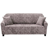 Vintage Embossed Flower Sofa Cover Stretch Chair Couch Slipcovers Grey