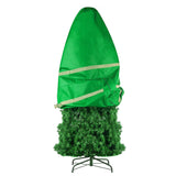Upright Christmas Tree Storage Bag with Elastic Bandage 114 x 254cm Green
