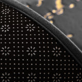 Marble Style Bathroom Rug Super Absorbent Microfiber Plush Non Slip Floor Mat 80x120cm Gray