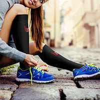 8 Pairs Set Compression Socks Knee High Nylon Stocking for Men and Women European size 34-39 -Style 4