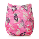 2Pcs Baby Reusable Washable Modern Cloth Nappies -Style 2