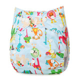 2Pcs Baby Reusable Washable Modern Cloth Nappies -Style 3