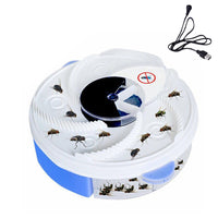 USB Fly Trap Electric Trapping Food Bug Cage Insect Killer Safe Catcher Reusable