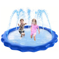 100cm Outdoor Kids Sprinkler Pad Water Spray Pad Splash Play Mat Pool Toy