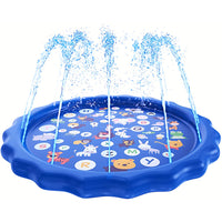 170cm Outdoor Kids Sprinkler Pad Water Spray Pad Splash Play Mat Pool Toy