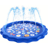100cm Outdoor Kids Sprinkler Pad Water Spray Pad Splash Play Mat Pool Toy