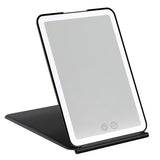 Touch Screen Makeup Mirror with 10X Magnifying Round Mirror USB Rechargeable Cosmetic Mirror Portable Make Up Mirrors-Black