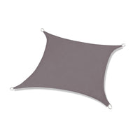 Sun Shade Sail Canopy UV Block Water Resistant Pergola Shade Cover for Patio Garden Backyard 200 x 200cm-Grey