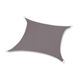 Sun Shade Sail Canopy UV Block Water Resistant Pergola Shade Cover for Patio Garden Backyard 200 x 200cm-Grey