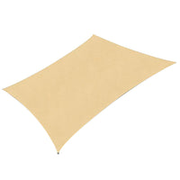Sun Shade Sail Canopy UV Block Water Resistant Pergola Shade Cover for Patio Garden Backyard 200 x 300cm-Light Yellow