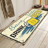 60 x 180cm Laundry Room Floor Mat Home Hallway Farmhouse Decor - Style 1