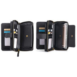 For iPhone 14 Series Women Wallet Case Flip Detachable with Card Holder Phone Cover Purse