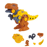 4 Pcs Set Take Apart Dinosaur Toys DIY Assembling Dinosaur Toys Learning Gift