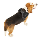 For Apple AirTag Pet Dog Collar Reflective Pet Harness Leash Collar AirTag Anti-lost-Black-S