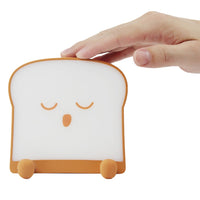 Rechargeable Night Light Toast Bread LED Night Lamp Portable Bedroom Bedside Bed Lamp-Style 2