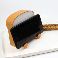 Rechargeable Night Light Toast Bread LED Night Lamp Portable Bedroom Bedside Bed Lamp-Style 2