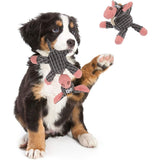 Squeaky Dog Toys Puppy Pet Chew Squeaker Plush Toy Teething Toy-Pink