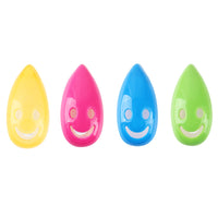 8 PCS Smile Face Toothbrush Cover Holder with Suction Cup