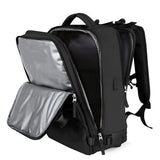 Large Travel Backpack Hiking Backpack Outdoor Gym Bag Mommy Bag-Black