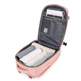 Large Travel Backpack Hiking Backpack Outdoor Gym Bag Mommy Bag-Pink