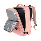 Large Travel Backpack Hiking Backpack Outdoor Gym Bag Mommy Bag-Pink