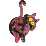 Set of 8pcs Handmade Woven Cat Butt Coasters Coffee Cup Mats Mug Pad for Home Office