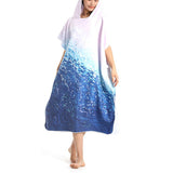 Quick Dry Towel Bath Robe Poncho for Surfing Beach Swim Outdoor Sports-Style 1