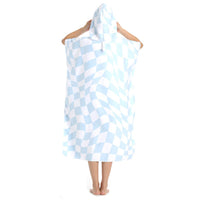 Quick Dry Towel Bath Robe Poncho for Surfing Beach Swim Outdoor Sports-Style 3