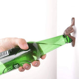 2Pcs Wall Mounted Bottle Opener Vintage Beer Wine Cap Open Tool for Home Bar