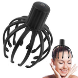 Electric Head Massager Octopus Claw Scalp Massage Tool Scalp Muscle Relaxation Equipment-Black