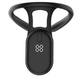 LCD Display Posture Training Portable Body Shaping Neck Instrument Black