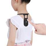 LCD Display Posture Training Portable Body Shaping Neck Instrument Black