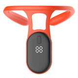 LCD Display Posture Training Portable Body Shaping Neck Instrument-Orange