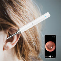 WIFI Connection Ear Wax Removal Tool Ear Set Camera Wireless Ear Endoscope Spoon White