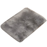 Shaggy Rug Cute Plush Modern Area Non Slip Rug Fluffy Carpets for Bedroom Grey
