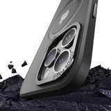 For iPhone 14 Series Magnetic Case Shockproof Cover Black
