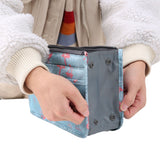Bag Insert Organiser Handbag Women Travel Makeup Purse Pouch Organiser-Sky Blue