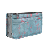 Bag Insert Organiser Handbag Women Travel Makeup Purse Pouch Organiser-Sky Blue