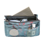 Bag Insert Organiser Handbag Women Travel Makeup Purse Pouch Organiser-Sky Blue