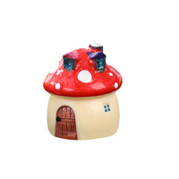 4Pcs DIY Dollhouse Miniatures Mushroom Statue Figurines Fairy Garden Ornament Decor-Style 2 的副本