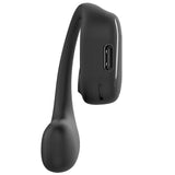 Open Ear Wireless Bluetooth Headphone Single Ear Bluetooth Headset with Earhook Sport Business Earphone for Left Ear Black
