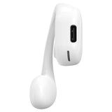 Open Ear Wireless Bluetooth Headphone Single Ear Bluetooth Headset with Earhook Sport Business Earphone for Left Ear White