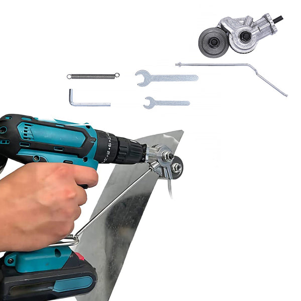 6Pcs Electric Drill Plate Cutter Sheet Precise Cutting Sheet Cutter Drill Attachments
