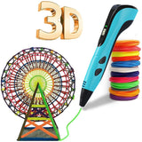 3D Printing Pen with 13 PCL Filaments DIY Crafting Doodle Drawing Gift Blue