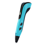 3D Printing Pen with 13 PCL Filaments DIY Crafting Doodle Drawing Gift Blue