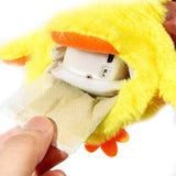 Little Yellow Duck Plush Doll Flapping Vibration Cat Interactive Toy Rechargeable